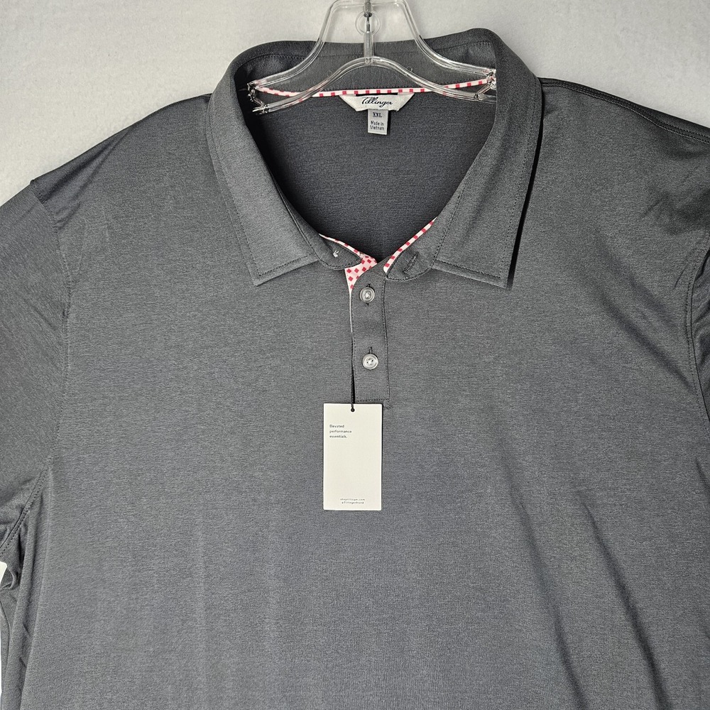 Tillenger Mens Etiquette Golf Polo Size XXL Breathable Stretch Wicking Premium